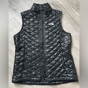 The North Face Thermoball Black Quilted Women's Vest Size L